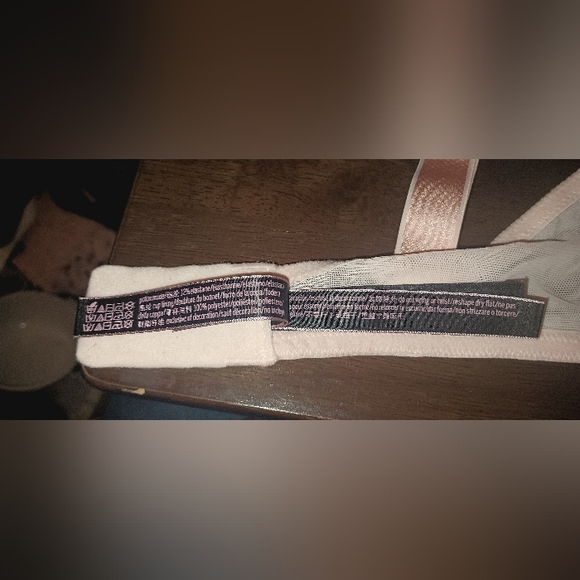 Victoria Secret Very Sexy Pink Lace Bling Straps Push-up Bra Size 36C - Picture 9 of 11